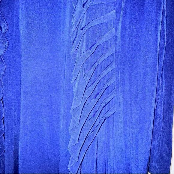 Chico’s Traveler’s Collection Open Front Draped Tunic Cardigan Jacket Chicos - Picture 3 of 4